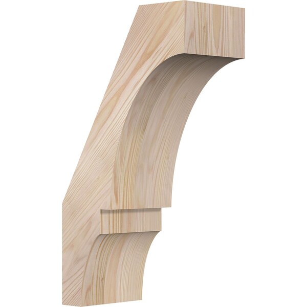 Ekena Millwork 5 1/2"W x 10"D x 18"H Balboa Smooth Knee Brace, Douglas Fir BRC06X10X18BOA00SDF - main